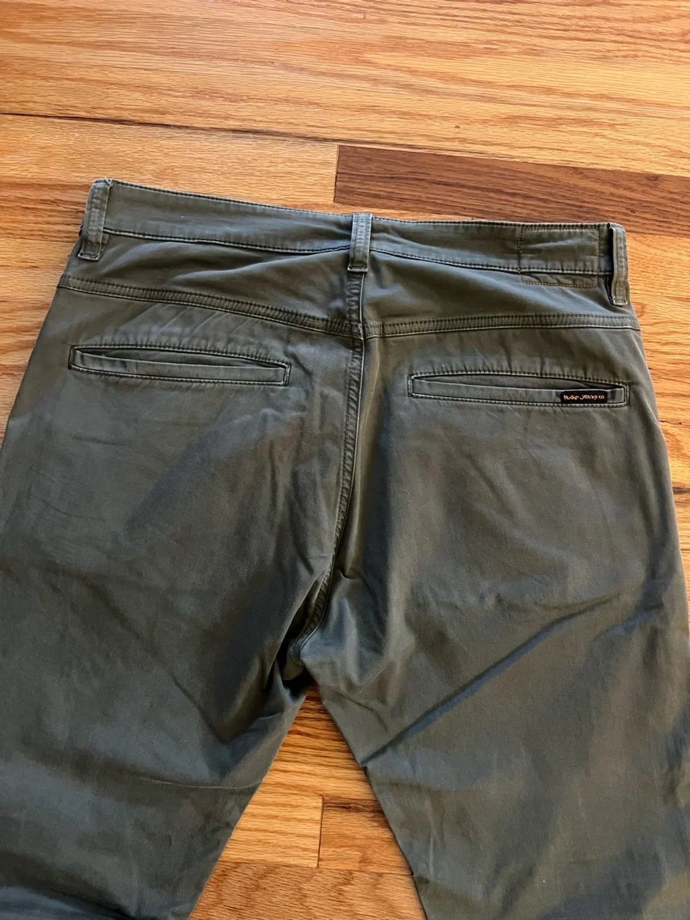 Nudie Jeans Co. - Men’s Olive Slim Straight Pants 32